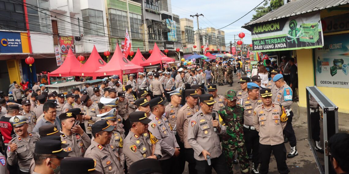 Ratusan Personel Gabungan di Sukabumi Gelar Apel Kesiapan Pengamanan Cap Gomeh 2576