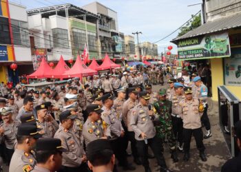 Ratusan Personel Gabungan di Sukabumi Gelar Apel Kesiapan Pengamanan Cap Gomeh 2576