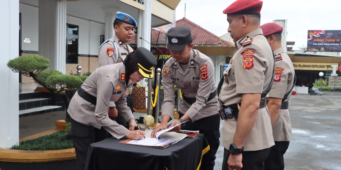 Polres Sukabumi Kota Resmi Miliki Kasat Reskrim dan Kasat Narkoba Baru