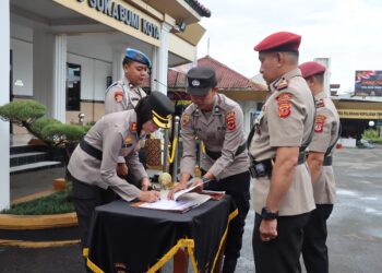 Polres Sukabumi Kota Resmi Miliki Kasat Reskrim dan Kasat Narkoba Baru
