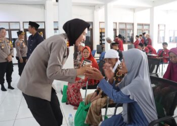 Sambut Ramadhan 1446 H, Polres Sukabumi Kota Gelar Bakti Sosial Polri Presisi