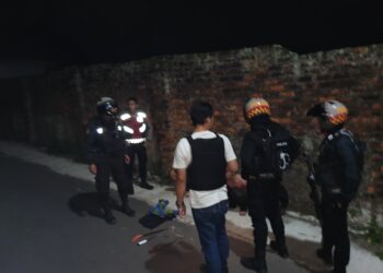 Tim Macan Bintana Polres Sukabumi Kota Gagalkan Aksi Tawuran, 2 Buah Sajam Diamankan