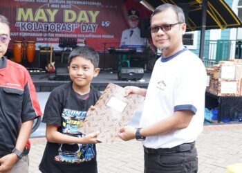 Hadiri Peringatan May Day 2025, Ketua DPRD Kota Sukabumi Sampaikan Hal ini