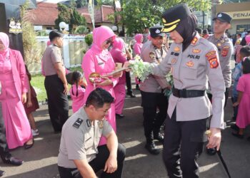 51 Bintara Polri di Kota Sukabumi Naik Pangkat