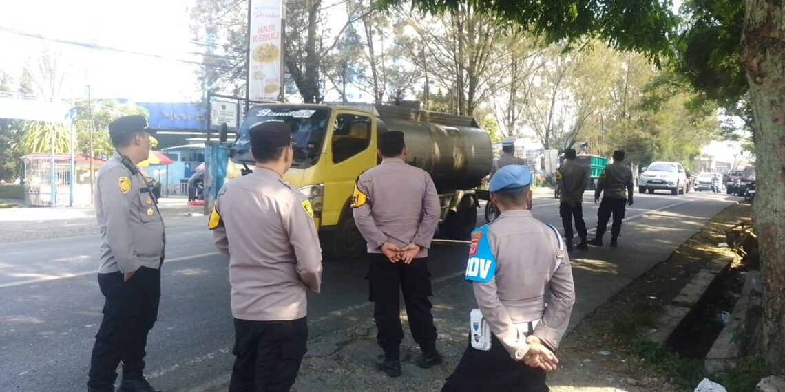 Sekat Massa Aksi ke DPR RI, Polres Sukabumi Kota Kerahkan 151 Personel