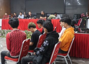 12 Peserta Aksi Unras Positif Narkoba di Sukabumi Digiring Polisi ke BNN Sukabumi