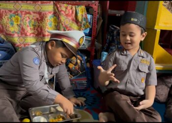 Puluhan Anak RA di Kota Sukabumi Lahap Nikmati MBG