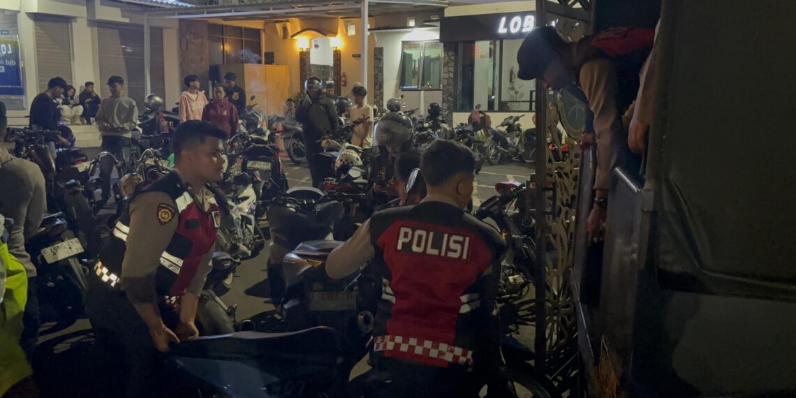 Cipta Kondisi Akhir Pekan, Polres Sukabumi Kota Tindak 124 Pengendara Berknalpot Brong