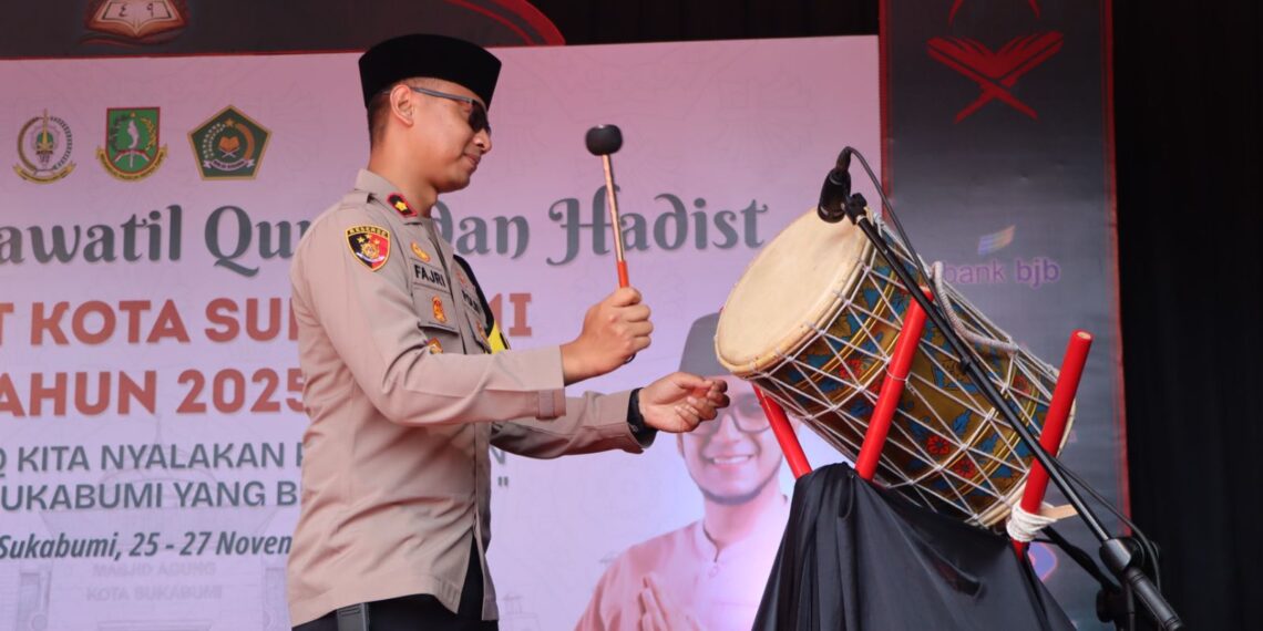 Wakapolres Sukabumi Kota Hadiri Pembukaan MTQH ke-49 Tingkat Kota Sukabumi