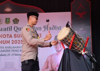 Wakapolres Sukabumi Kota Hadiri Pembukaan MTQH ke-49 Tingkat Kota Sukabumi
