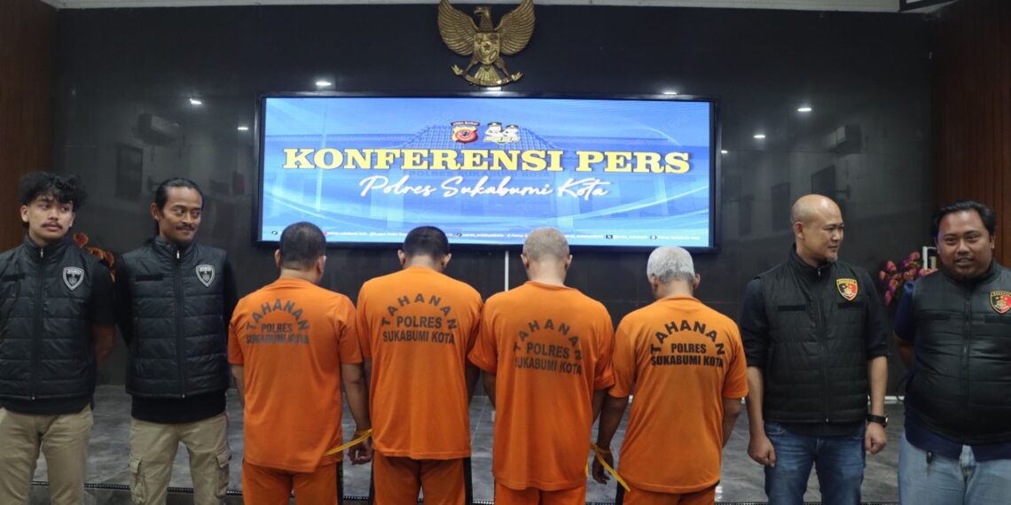 Polres Sukabumi Kota Bongkar Sindikat Curanmor, 4 Pelaku Diamankan