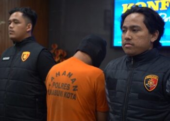 Polres Sukabumi Kota Ringkus Ayah Tiri yang Tega Cabuli Anak
