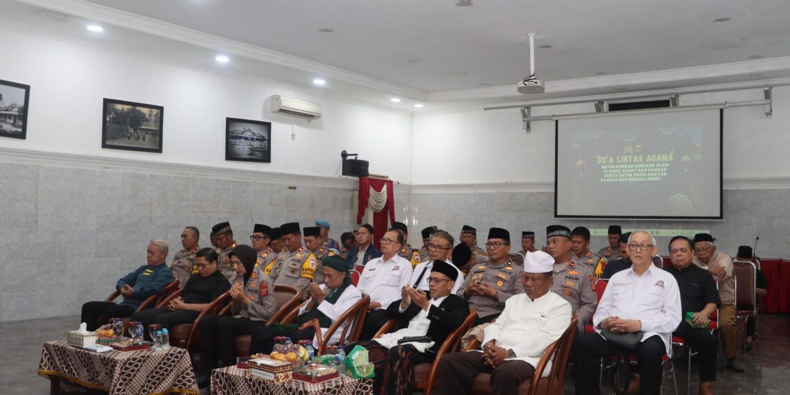 Saat Polisi dan Pemuka Agama Sukabumi Kirimkan Do’a untuk Korban Bencana