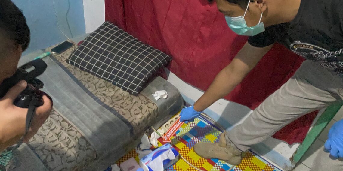 Respon Info Warga, Polsek Warudoyong Sukabumi Cek Lokasi Penemuan Mayat