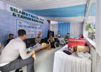 Kapolres Sukabumi Kota Cek Kesiapan Layanan Kesehatan di Pos Pam Natal dan Tahun Baru