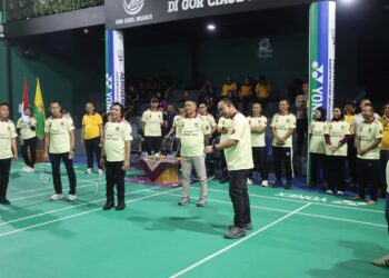 Kapolres Sukabumi Kota Cup 2026 Resmi Dibuka, 87 Pasangan Siap Adu Prestasi