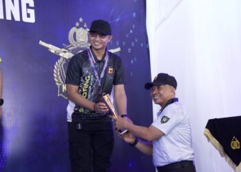 Wakapolres Sukabumi Kota Raih Juara 3 Kapolri Cup Shooting Championship 2026