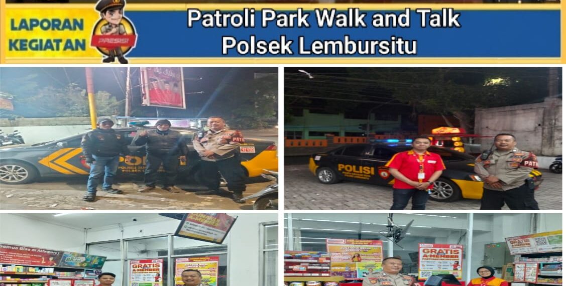 Sambangi Alfamart, Bhabinkamtibmas Lembursitu Ajak Karyawan Waspadai C3
