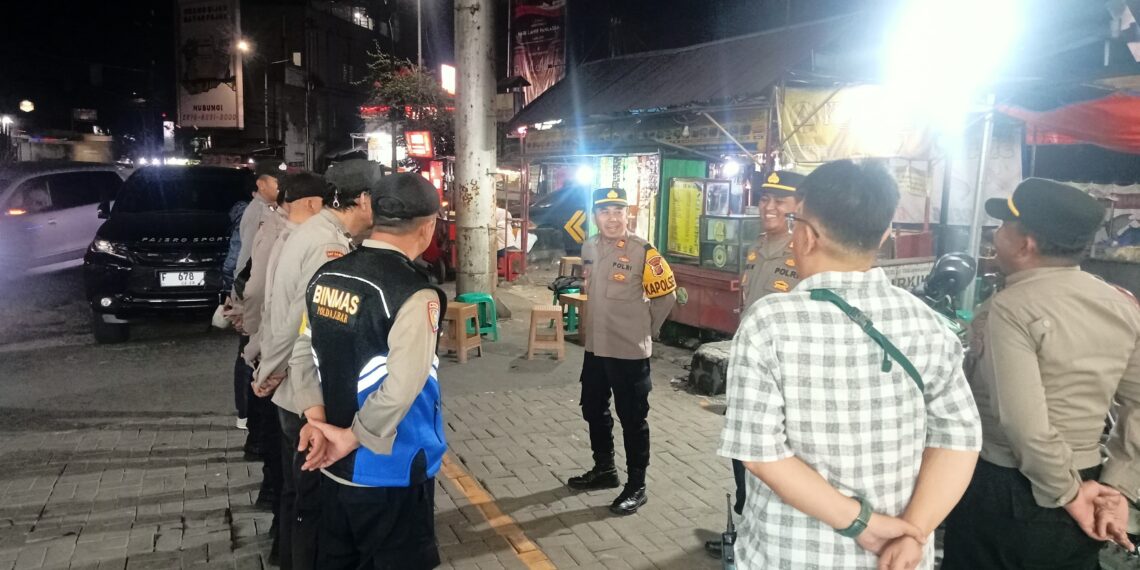 Patroli Polsek Rayon Selatan Digelar, Polsek Baros Perkuat Pengamanan Malam Hari
