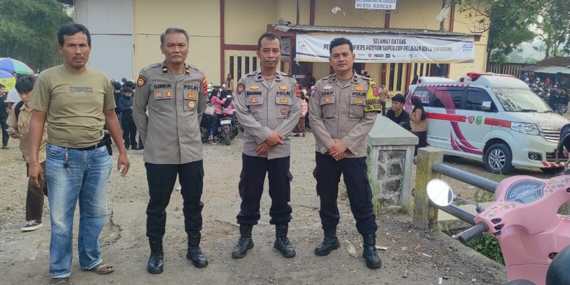 Polsek Warudoyong Amankan Turnamen Proton Super Cup Pelajar di GOR Surya Kencana
