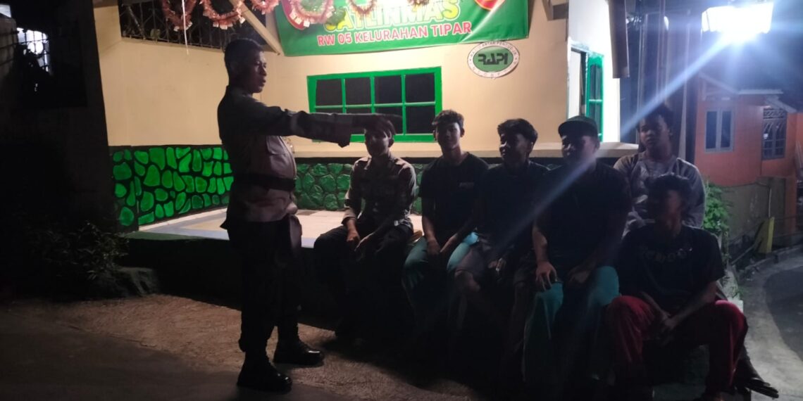Patroli Malam Polsek Citamiang Intensifkan Pengamanan, Cegah Gangguan Kamtibmas di Titik Rawan