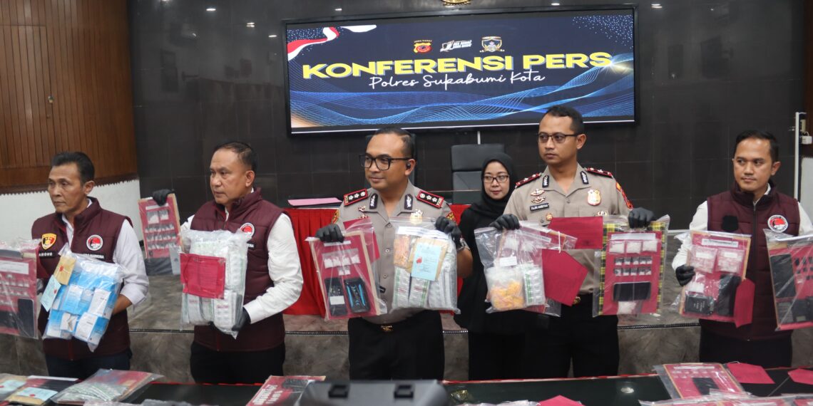 Polres Sukabumi Kota Ungkap 36 Kasus Narkoba, 43 Tersangka Ditangkap dalam Empat Bulan