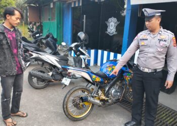 Polsek Sukalarang Tindak Pengendara Knalpot Brong, Ingatkan Ancaman Sanksi