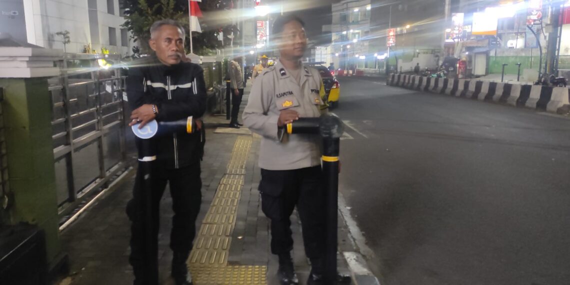 Polsek Warudoyong Intensifkan Patroli Malam, Jaga Situasi Kamtibmas Tetap Kondusif