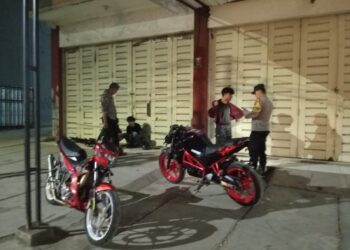 Polisi Bubarkan Balap Liar di Jalur Lingkar Selatan Sukabumi