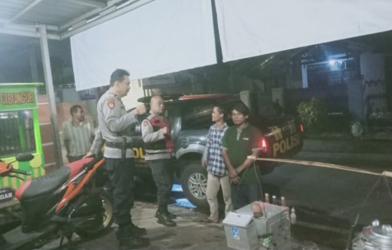 Cegah Gangguan Kamtibmas, Polsek Cibeureum Perketat Patroli Malam