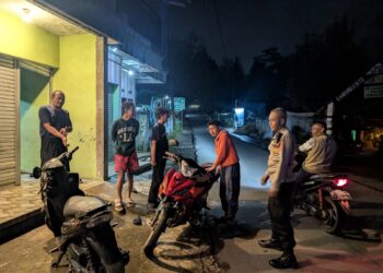 Cegah Kejahatan Malam Hari, Polsek Kadudampit Gencarkan Patroli di Jam Rawan