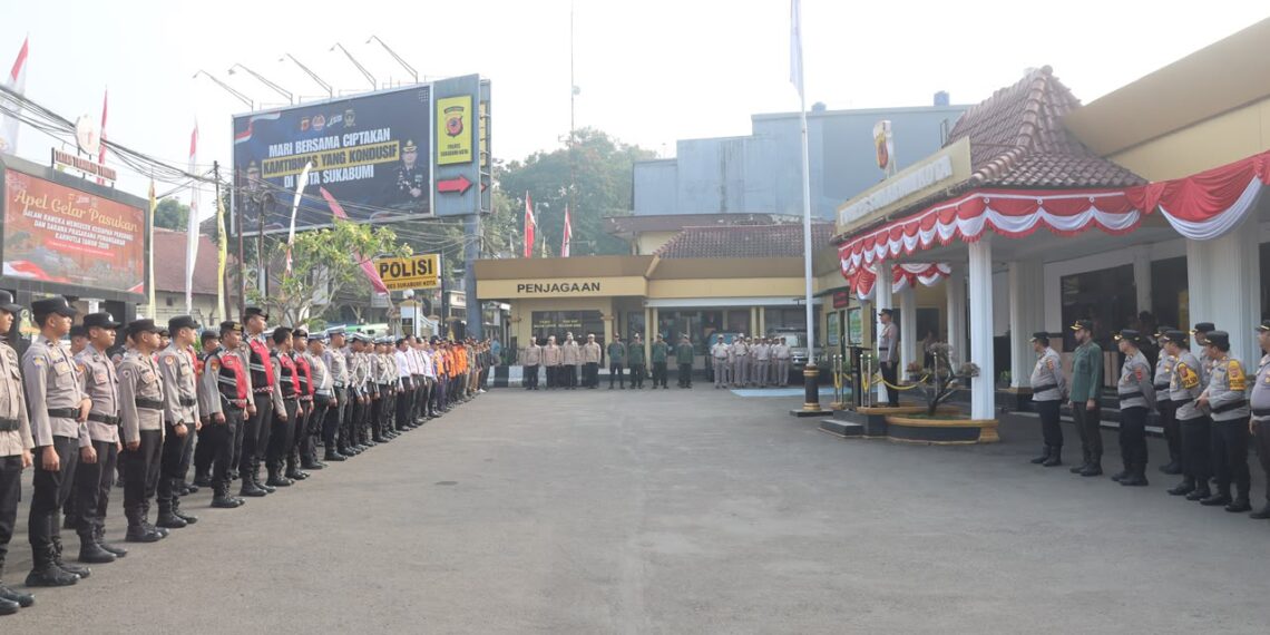 Apel Karhutla di Sukabumi, Polisi Cek Kesiapan Personel dan Sarpras