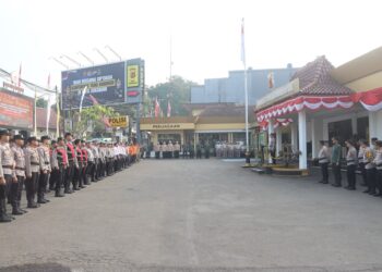 Apel Karhutla di Sukabumi, Polisi Cek Kesiapan Personel dan Sarpras