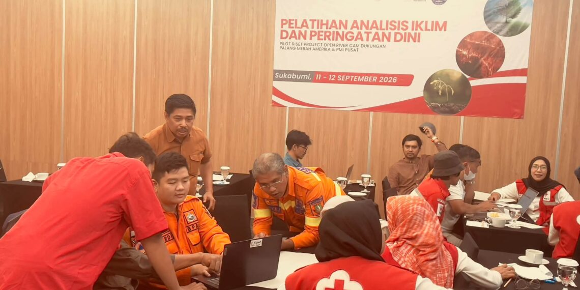 PMI Perkuat Sistem Peringatan Dini Bencana Berbasis Data Iklim di Sukabumi