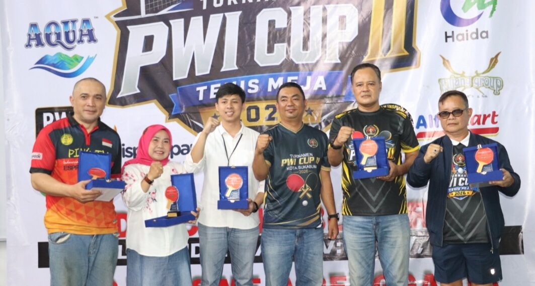 PWI Cup II Sukabumi Diikuti 446 Atlet, Jadi Ajang Pembinaan Bibit Muda Tenis Meja