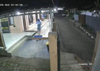 Dispenser untuk Air Minum Jemaah Dicuri, Aksi Terekam CCTV Masjid Almuhajirin Sukabumi